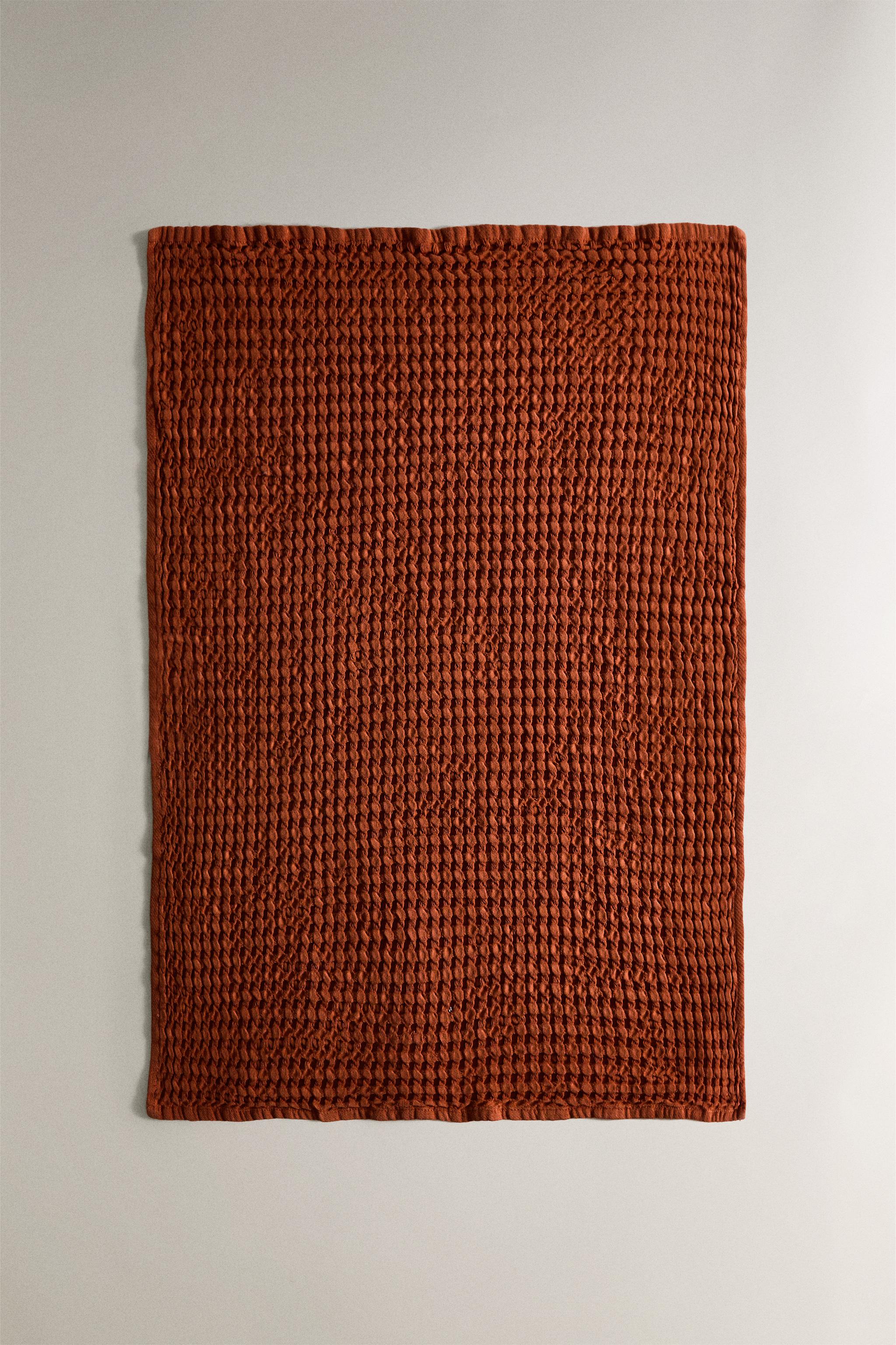 WAFFLE-KNIT COTTON KITCHEN TOWEL X COLLAGERIE